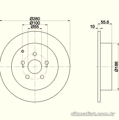 ACDELCO Arka Fren Diski DF4417