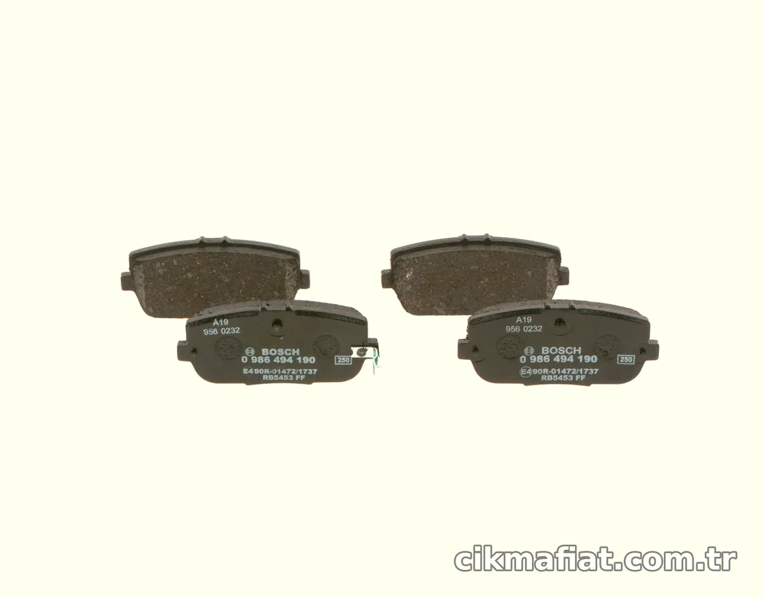 BOSCH 0986494190 Fren Disk Balata - BOSCH - 0986494190