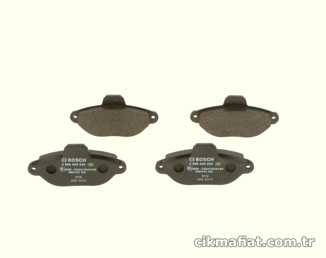 BOSCH 0986495255 Fren Disk Balata - BOSCH - 0986495255