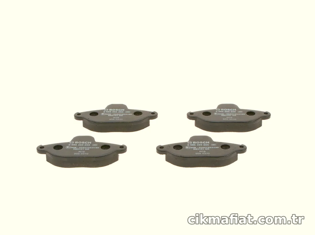 BOSCH 0986495255 Fren Disk Balata - BOSCH - 0986495255