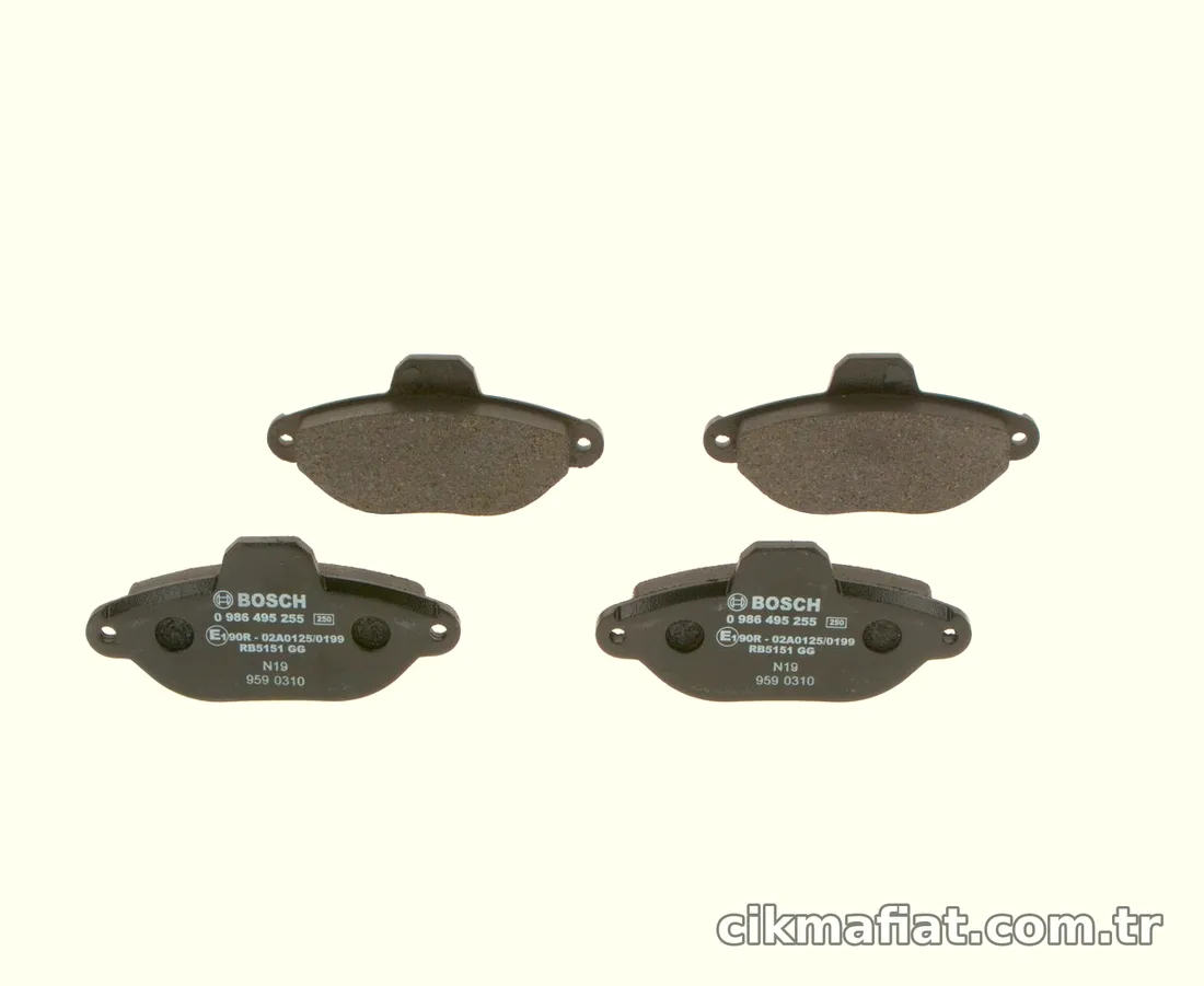 BOSCH 0986495255 Fren Disk Balata - BOSCH - 0986495255