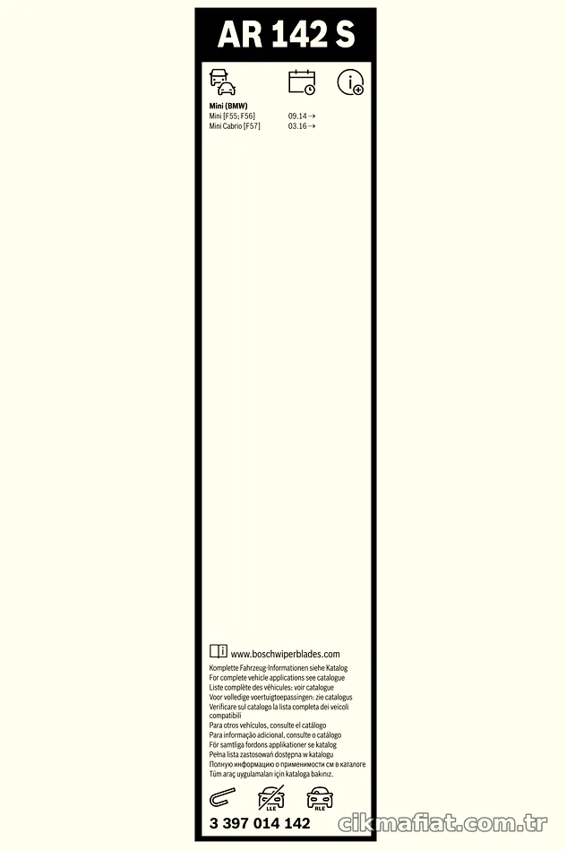BOSCH 3397014142 Silecek Süpürgesi - BOSCH - 3397014142