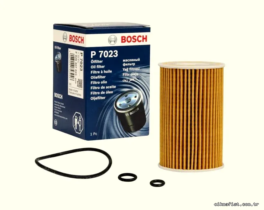BOSCH F026407023 | Volkswagen Caddy 1.6 TDI CAY Yağ Filtresi Golf VI/Passat/Jetta/T5/Crafter/A3/Leon - BOSCH - BOS.F0264
