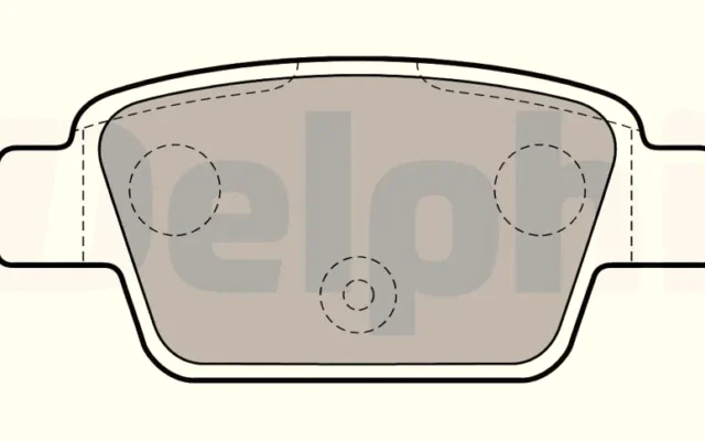 DELPHI LP1719 Fren Disk Balata