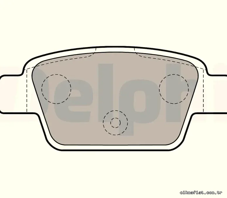 DELPHI LP1719 Fren Disk Balata - DELPHI - LP1719