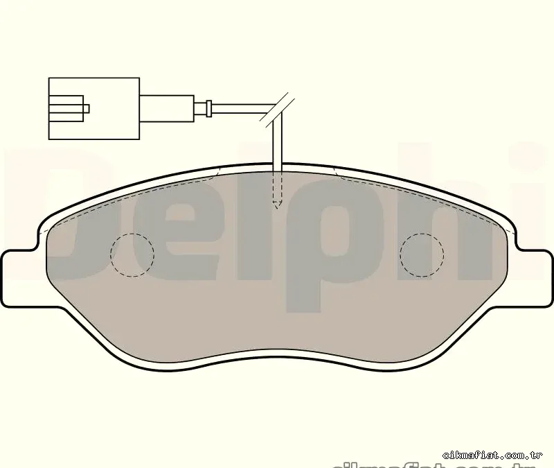 DELPHI LP1720 Fren Disk Balata - DELPHI - LP1720