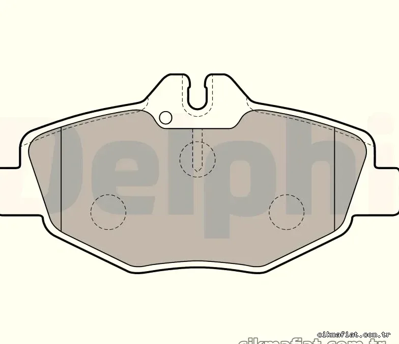 DELPHI LP1791 Fren Disk Balata - DELPHI - LP1791