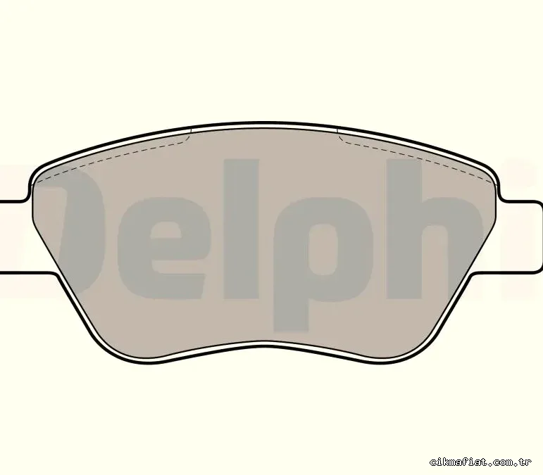 DELPHI LP1899 Fren Disk Balata - DELPHI - LP1899
