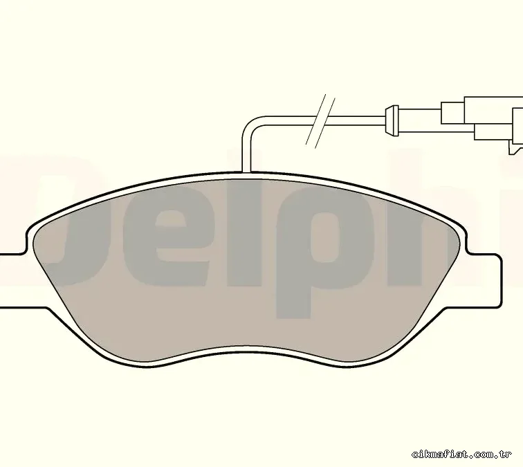 DELPHI LP2299 Fren Disk Balata - DELPHI - LP2299