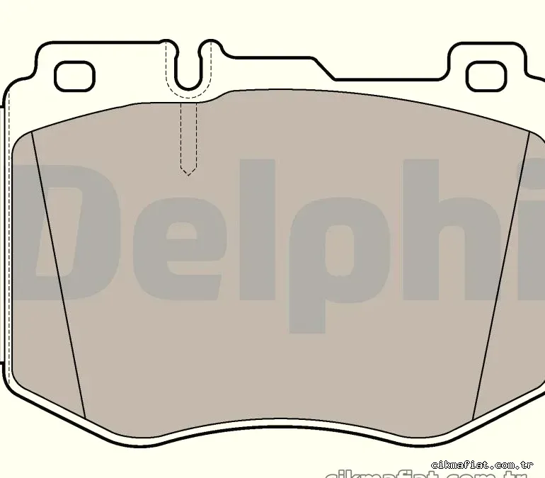 DELPHI LP3172 Fren Disk Balata - DELPHI - LP3172