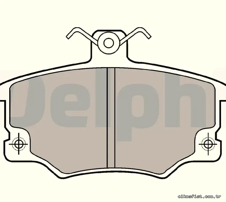 DELPHI LP459 Fren Disk Balata - DELPHI - LP459