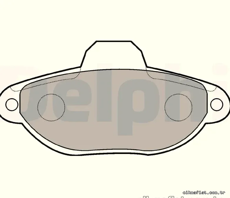 DELPHI LP851 Fren Disk Balata - DELPHI - LP851
