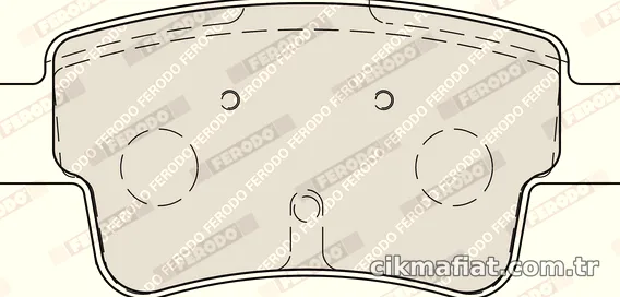 FERODO FDB1922 Fren Disk Balata - FERODO - FDB1922
