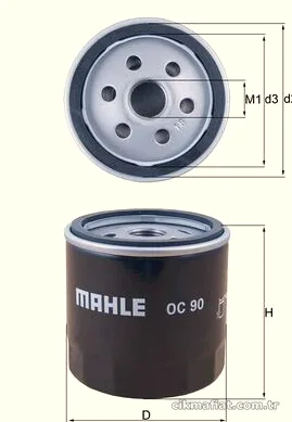 MAHLE OC90 Yağ Filtresi - MAHLE - OC90