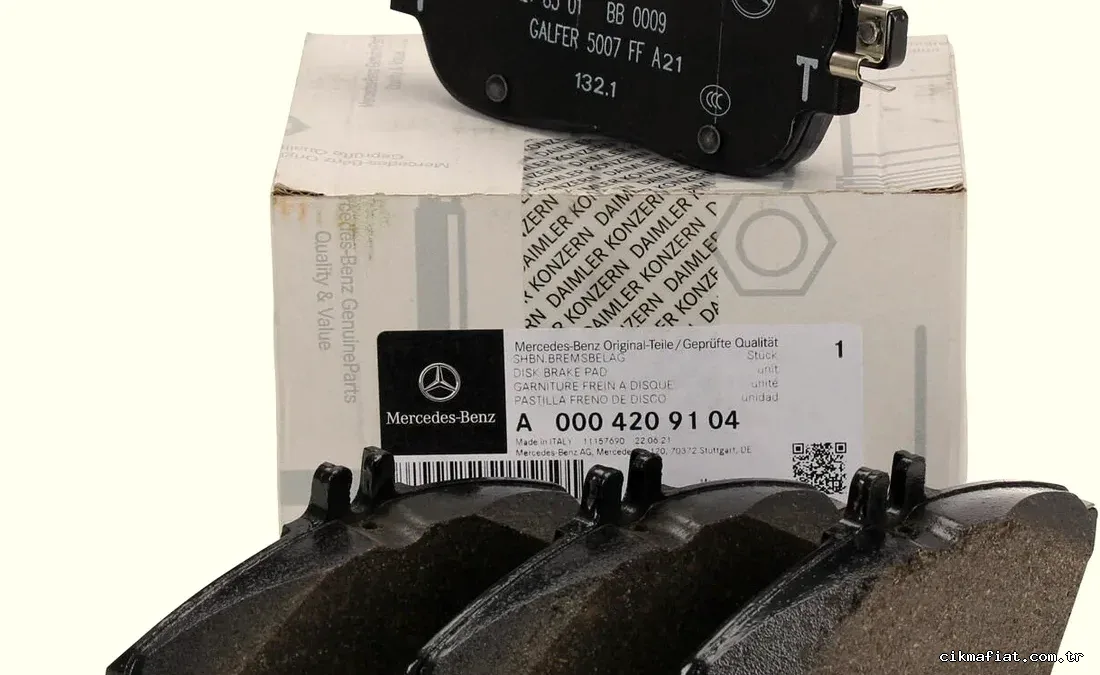 MERCEDES-BENZ A0004209104 | Benz GLA Serisi Ön Fren Balatası Orijinal W176 W117 W246 - MERCEDES-BENZ - A0004209104 ,5