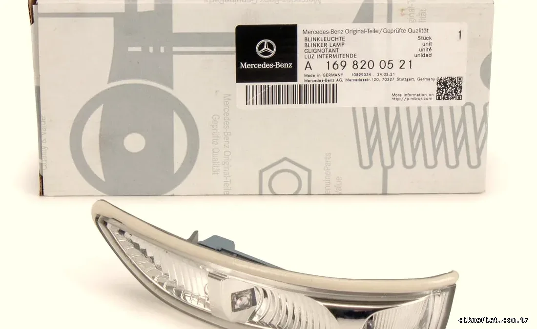 MERCEDES-BENZ A1698200521 | A Serisi W169 Kasa 2004-2008 Sol Dikiz Ayna Sinyali Orijinal - MERCEDES-BENZ - A1698200521