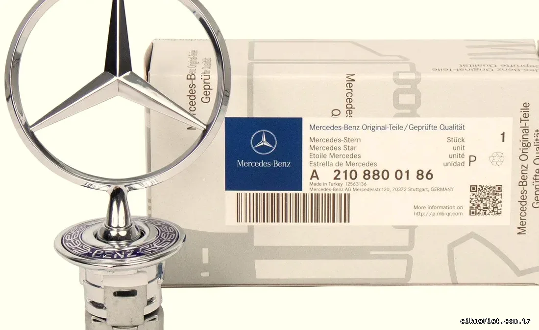 MERCEDES-BENZ A2108800186 | Ön Kaput Yıldızı W124-W202-W203-W210-W211-W220 Orijinal - MERCEDES-BENZ - A2108800186