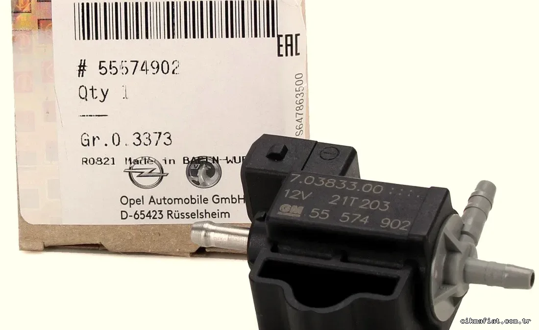 PSA 55574902 | Turbo Selenoid Valfi Opel Insignia A/Astra J/Meriva B/Mokka 1.4-1.6 Turbo Z16LET/A14NET/A16LET - MOPAR (P