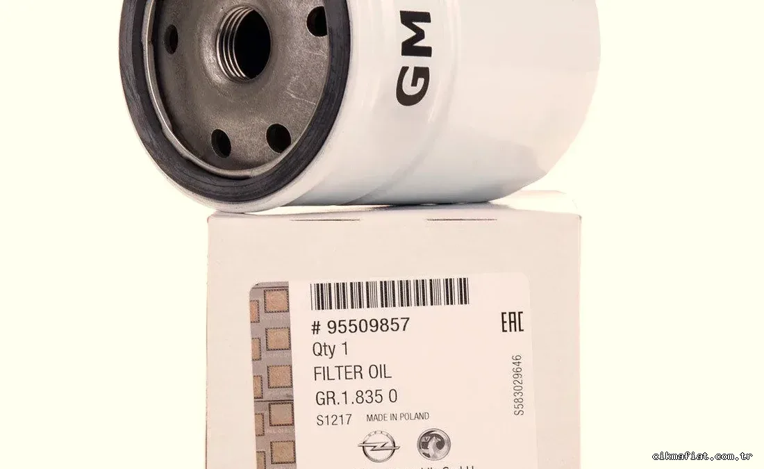 PSA 95509857 | Opel Corsa B 1.4 / 1.6 Benzinli Yağ Filtresi Orijinal | 1 Adet - MOPAR (PSA) - 95509857 ,12
