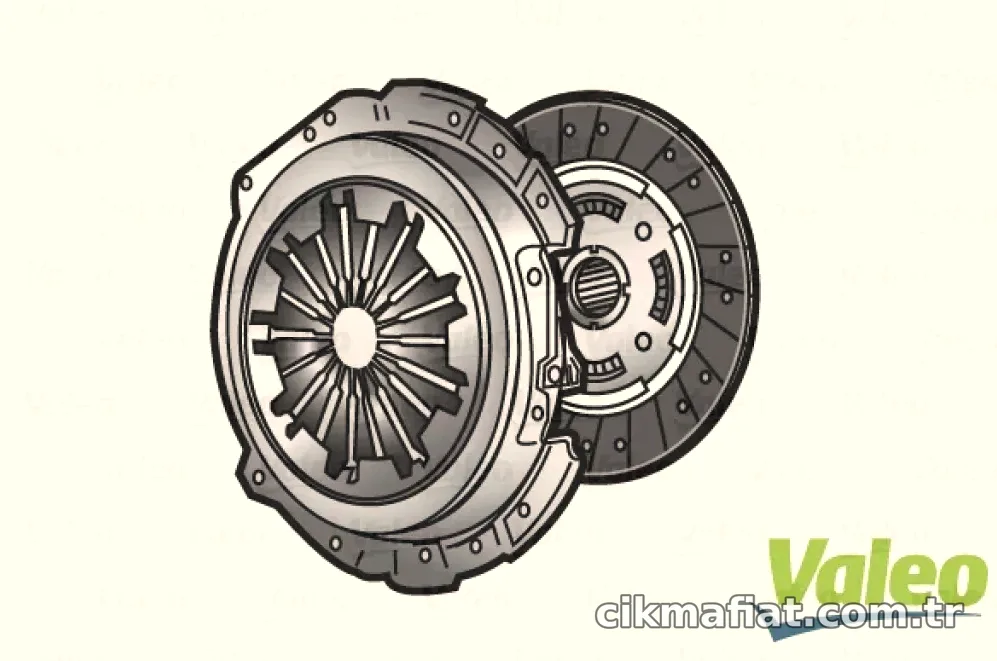 DEBRIYAJ SETI RULMANSIZ STILO 1,9JTD 01> (CAP:235 DIS SAYISI:20) - Valeo - VALEO 826353