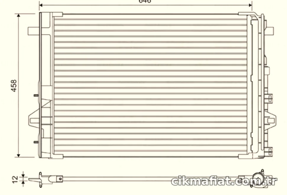KLIMA RADYATORU X117 13>18 W176 13>18 W246 13>18 C117 13>18 - Valeo - VALEO 814035