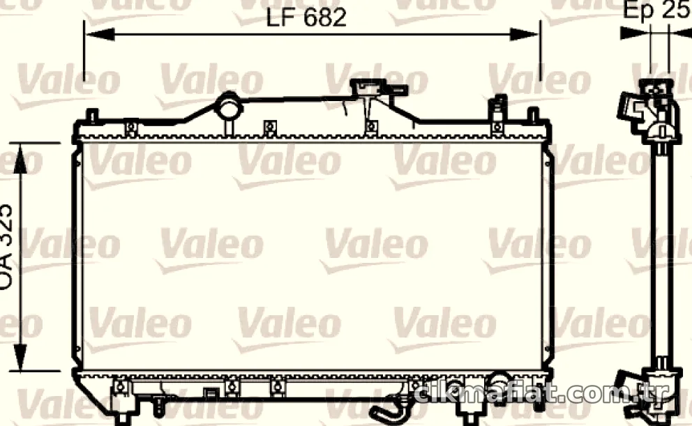 MOTOR SU RADYATORU TOYOTA AVENSIS 00>03 OTOMATIK - Valeo - VALEO 734491