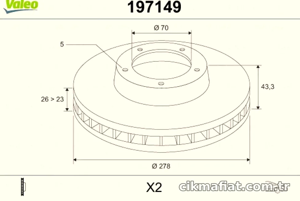 ON FREN DISKI CORSA D 2006> 1,7CDTI 125 – Valeo – VALEO 197149″ loading=”lazy” /></figure>
<p class=