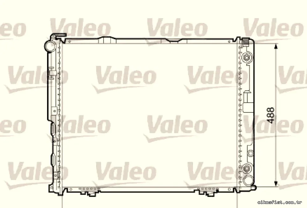 RADYATOR MERCEDES 200 / 300 (124) / (92 93) - Valeo - VALEO 732458