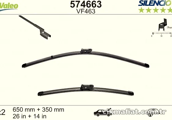 VALEO 574663 Silecek Süpürgesi - VALEO - 574663