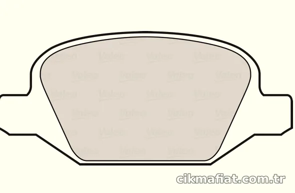 VALEO 670425 Fren Disk Balata - VALEO - 670425