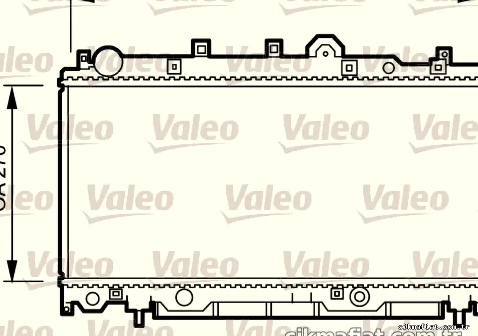 VALEO 731978 RADYATOR FIAT PUNTO LANCIA - Valeo - VALEO 731978