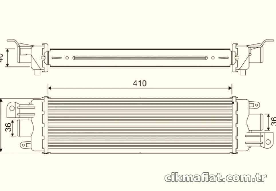VALEO 818229 RADYATOR FIAT ALBEA - Valeo - VALEO 818229