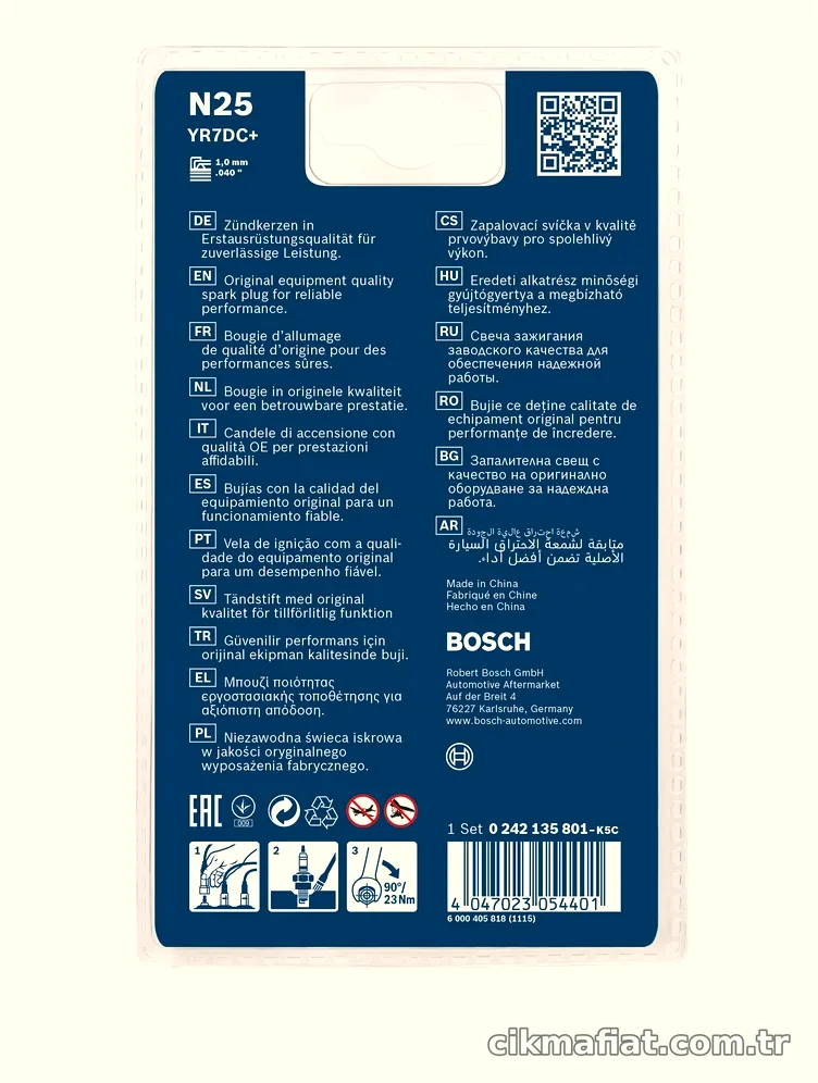 BOSCH 0242135801 Ateşleme Bujisi - BOSCH - 0242135801
