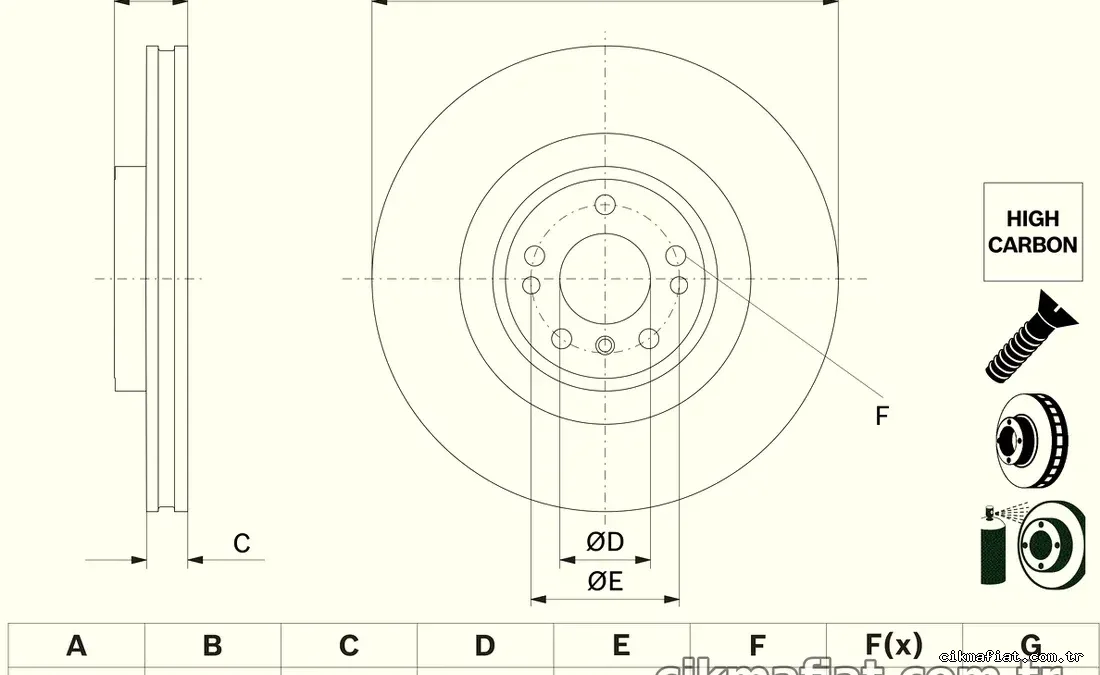 BOSCH 0986479E99 Fren Disk Ayna - BOSCH - 0986479E99