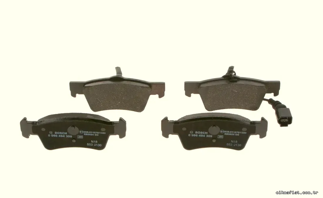 BOSCH 0986494309 Fren Disk Balata - BOSCH - 0986494309