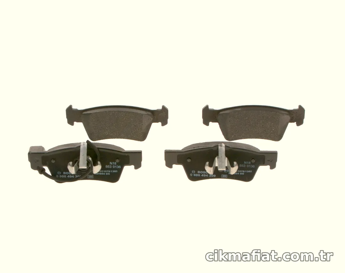 BOSCH 0986494309 Fren Disk Balata - BOSCH - 0986494309