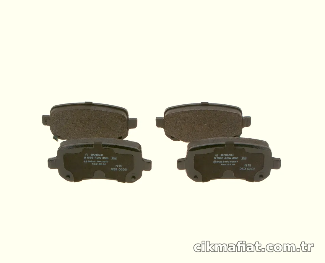 BOSCH 0986494496 Fren Disk Balata - BOSCH - 0986494496