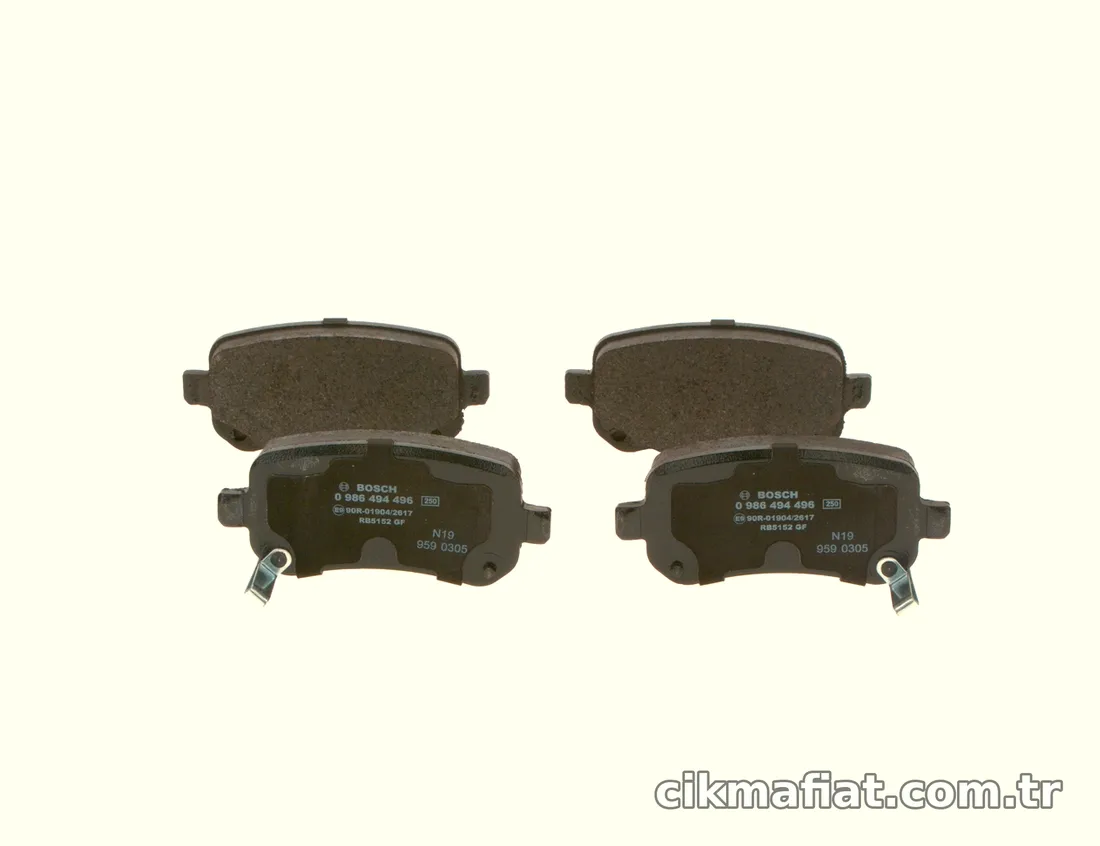 BOSCH 0986494496 Fren Disk Balata - BOSCH - 0986494496