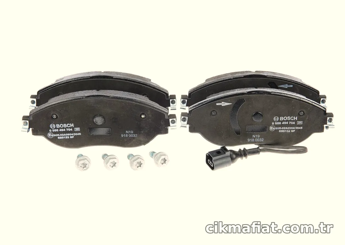 BOSCH 0986494704 Fren Disk Balata - BOSCH - 0986494704