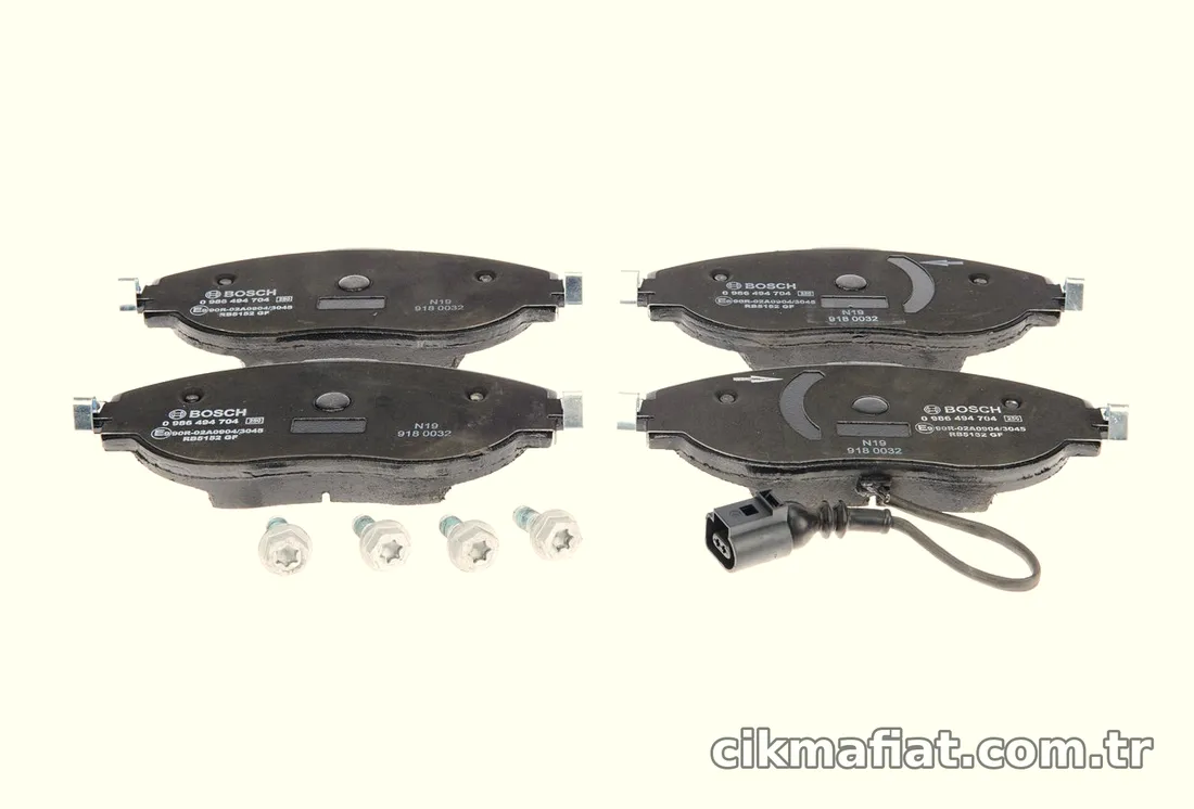 BOSCH 0986494704 Fren Disk Balata - BOSCH - 0986494704