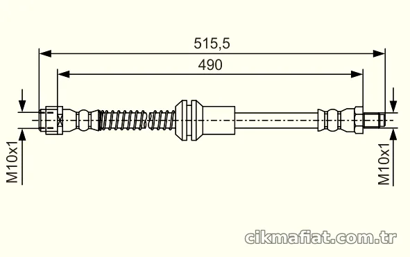 BOSCH 1987481721 Fren Hortumu - BOSCH - 1987481721