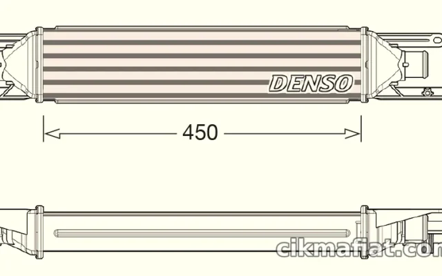 DENSO DIT01007 Turbo Radyatörü