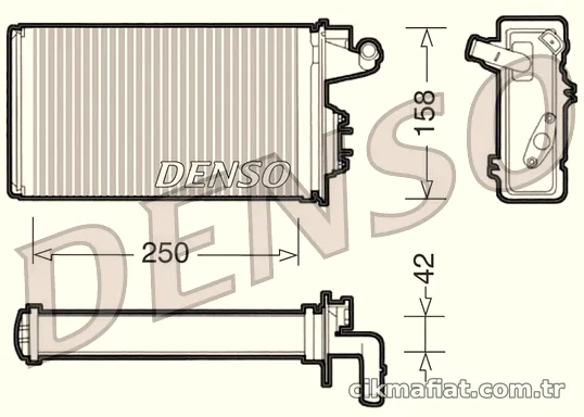 DENSO DRR09010 Kalorifer Radyatörü - DENSO - DRR09010