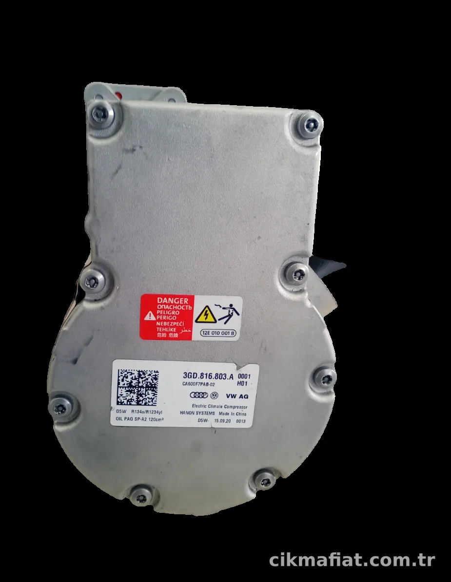 Elektrikli Araç Klima Kompresörü - Skoda Super B - Audi Q2 - Passat B8 - 2012 - 2020 - 3GD816803A