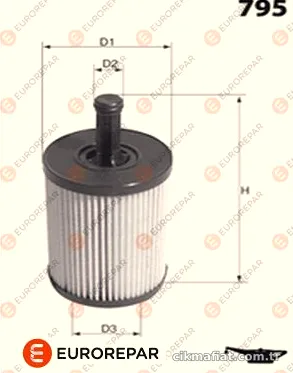 EUROREPAR E149200 Yağ Filtresi - EUROREPAR - E149200