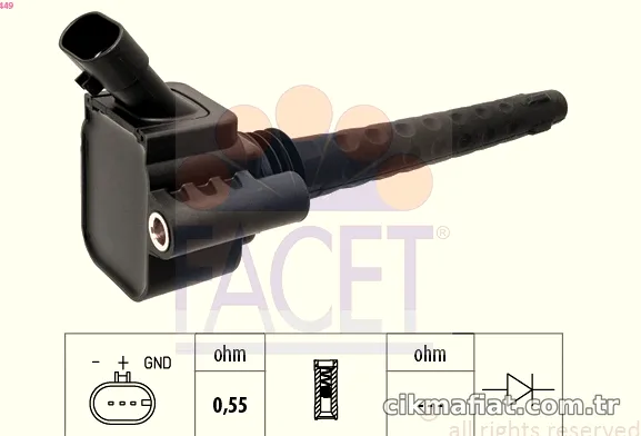 FACET 96449 Ateşleme Bobini - FACET - 96449
