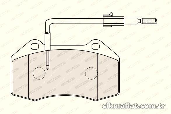 FERODO FDB4040 Fren Disk Balata - FERODO - FDB4040