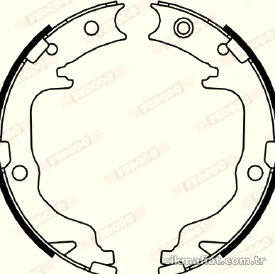 FERODO FSB4059 Fren Pabuçlu Balata - FERODO - FSB4059