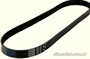 GATES 6PK985 | V Kayışı BMW F20 F21 F30 N13-B38 / Fiat Bravo Brava Punto 1.7-1.9 / Honda Civic VII FR-V 1.7 - GATES - GA