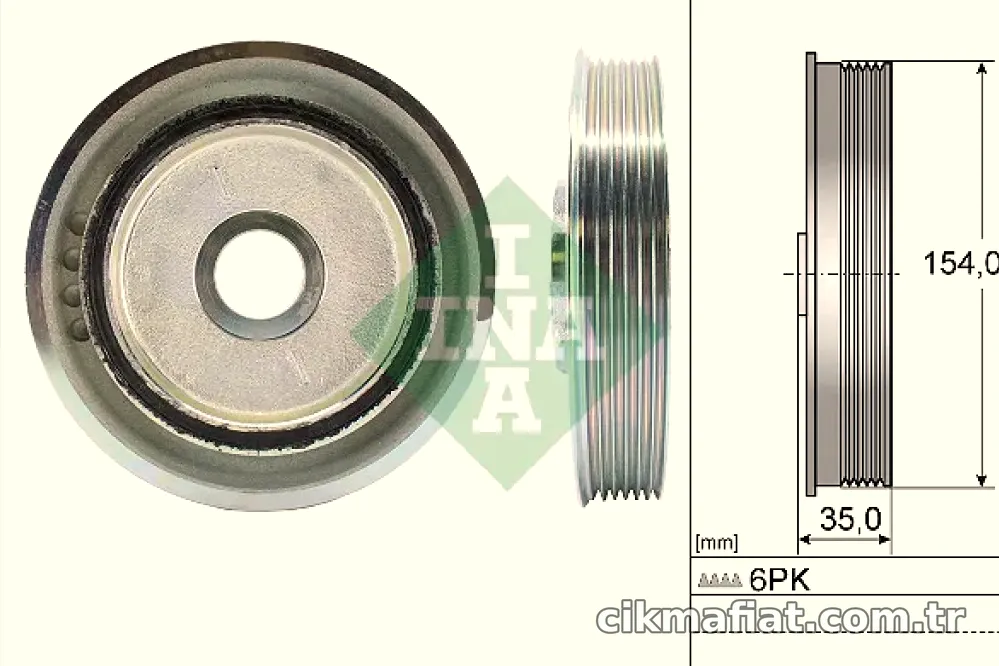 KRANK KASNAGI C5 III -C6-C8 2.2HDI - INA - INA 544011210